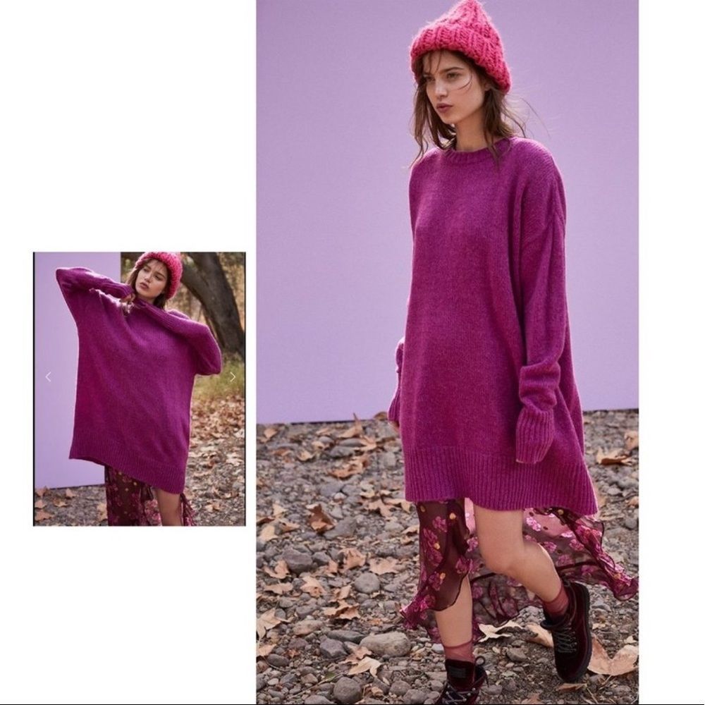 For Love & Lemons Dylan Boyfriend Alpaca Sweater